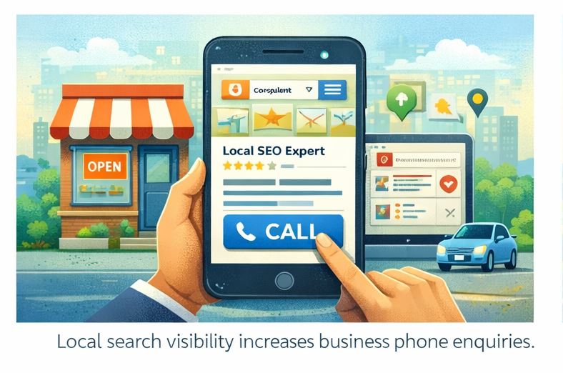 local SEO improving business phone calls