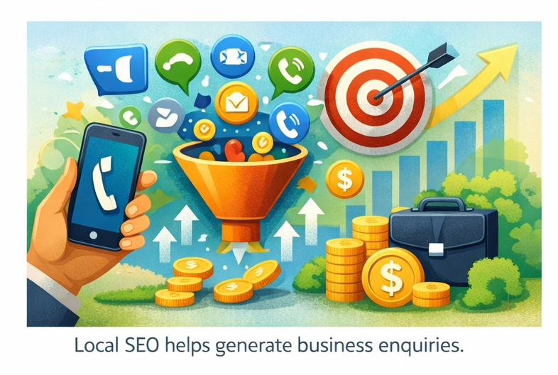 local SEO generating calls and leads
