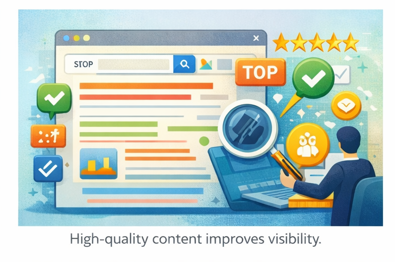 SEO content optimization example