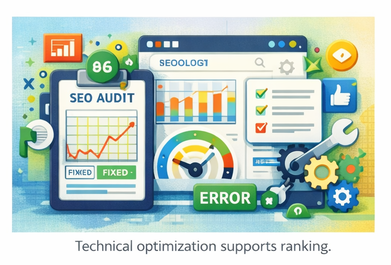 technical SEO website audit analysis