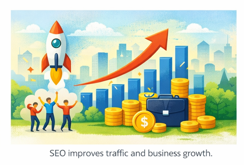 website traffic growth chart SEO