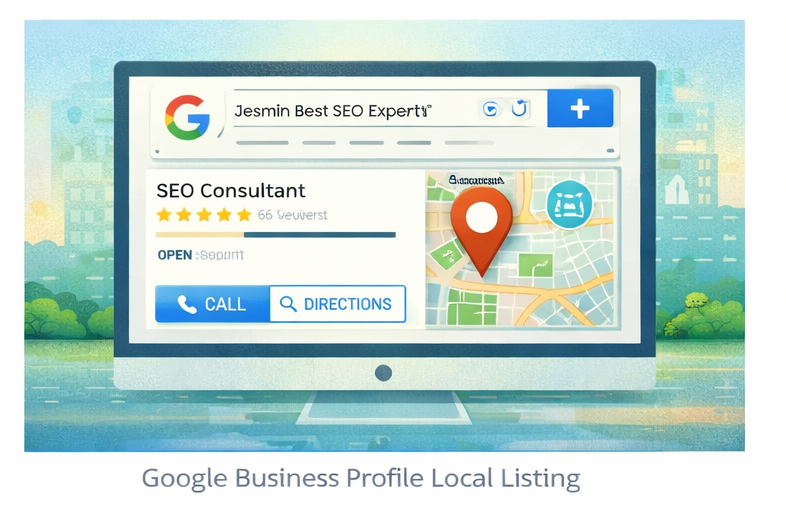Google Business Profile listing example in search results